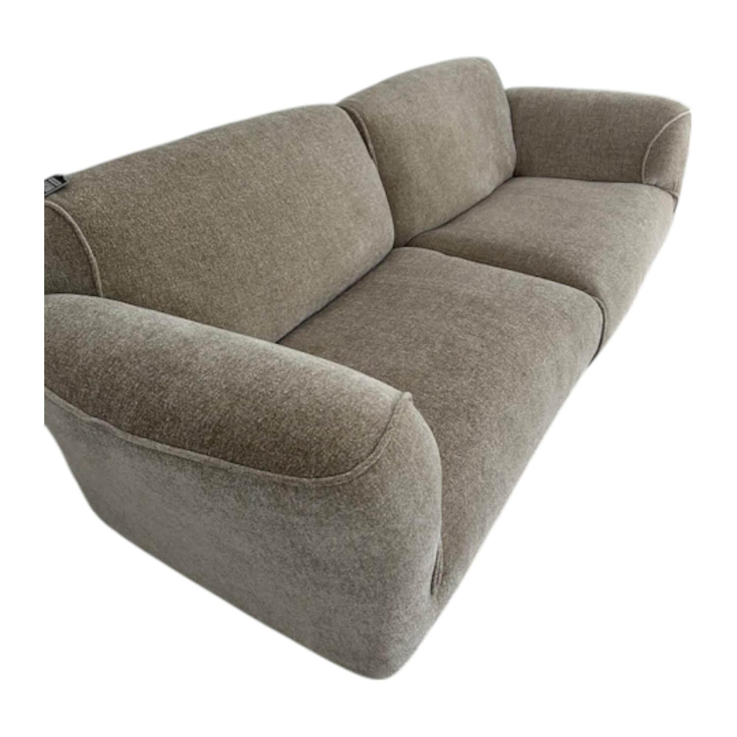 Edra - Sofa Grande Soffice Zweisitzer Stoff Tasty Soft T8575-21 Grau - 1
