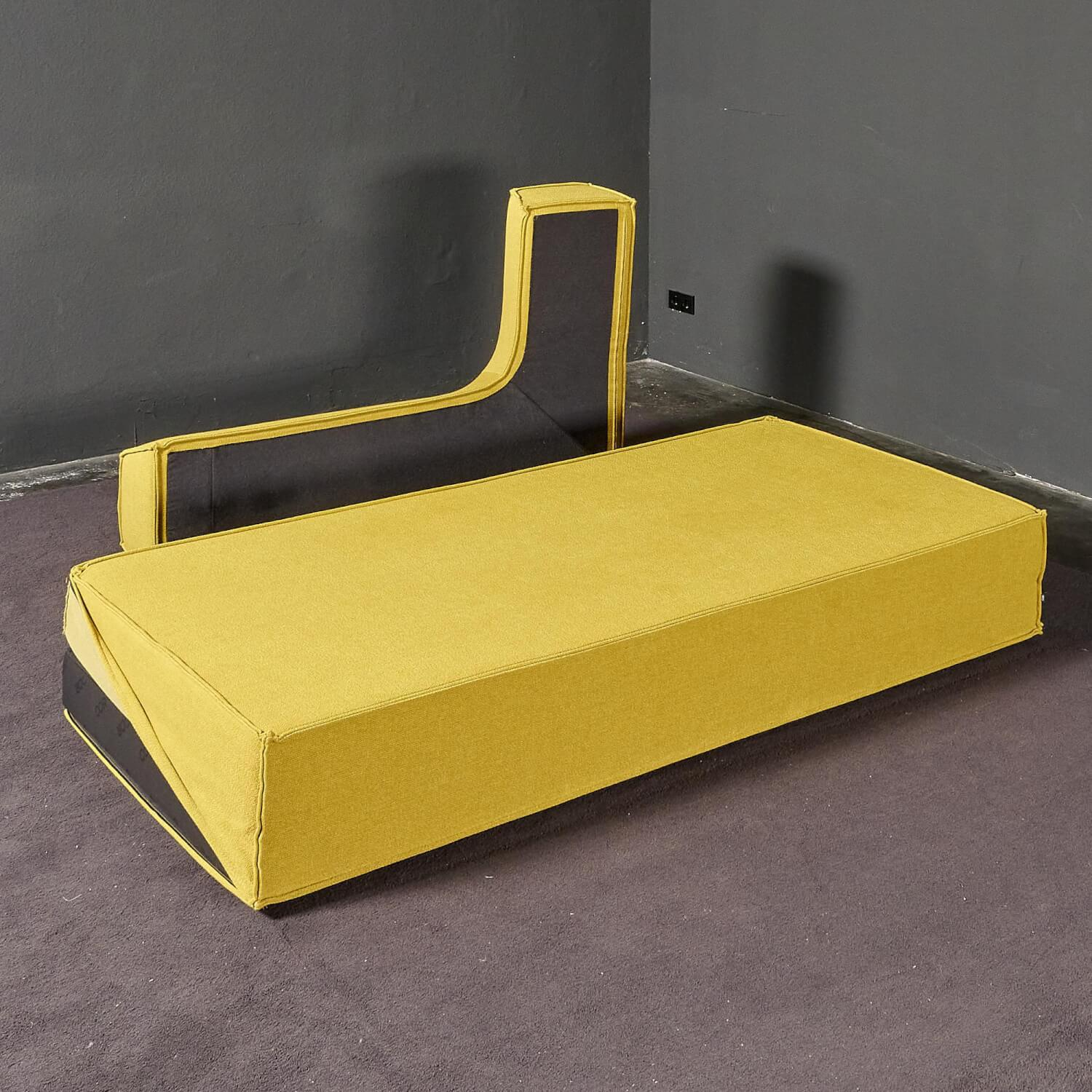 COR - Schlafsofa Trio Stoff 8077 Curry Gelb - 9