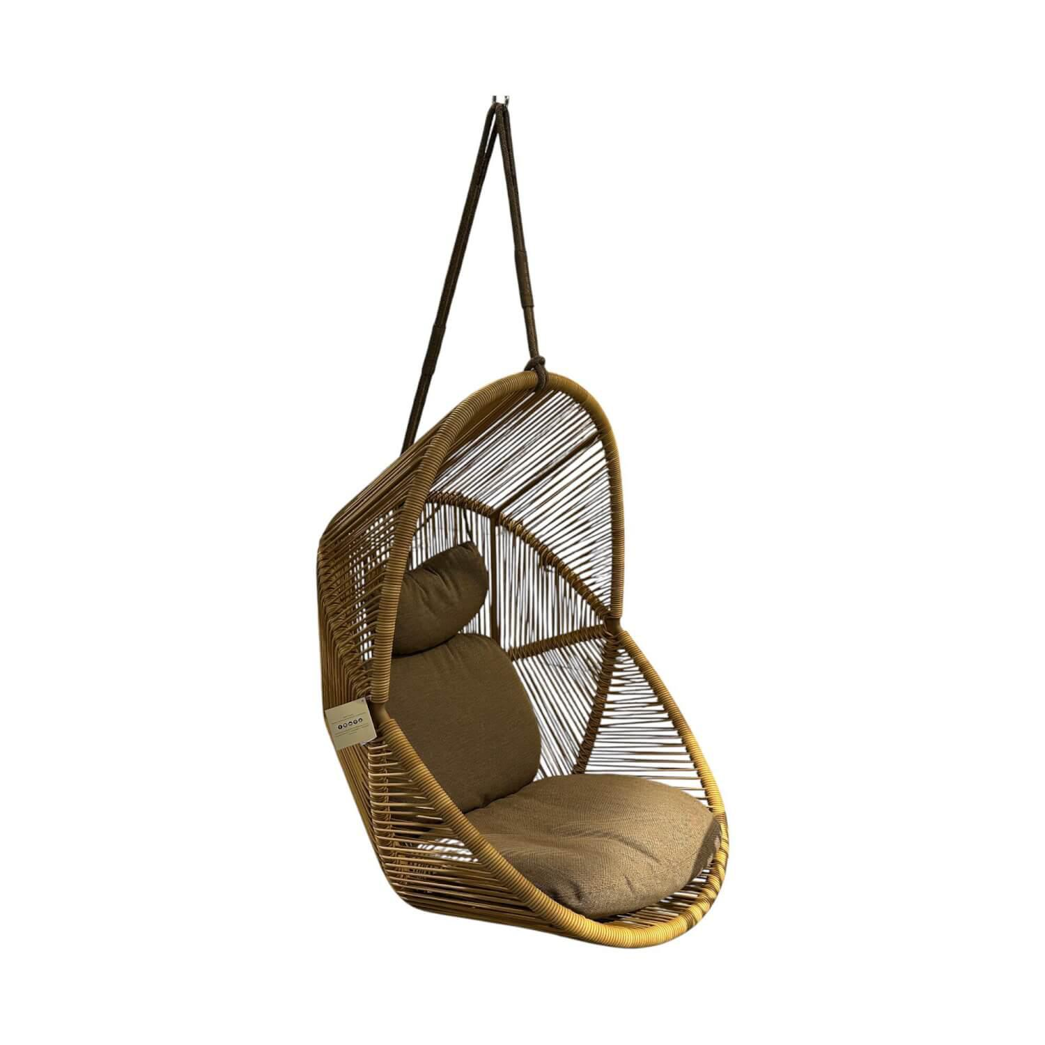 Cane Line - Hängeschaukel Hive Geflecht Cane Line Weave Natur Gestell Aluminium Inklusive Kissen Und Aufhängung - 1