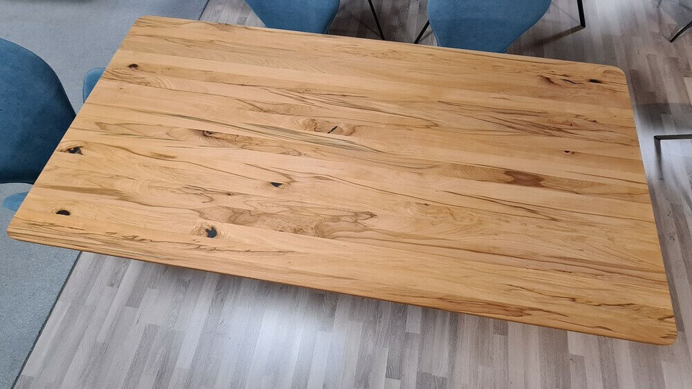 Decker - Esstisch Cartago Soft Natura Astbuche Natur Geölt mit Auszug - 4