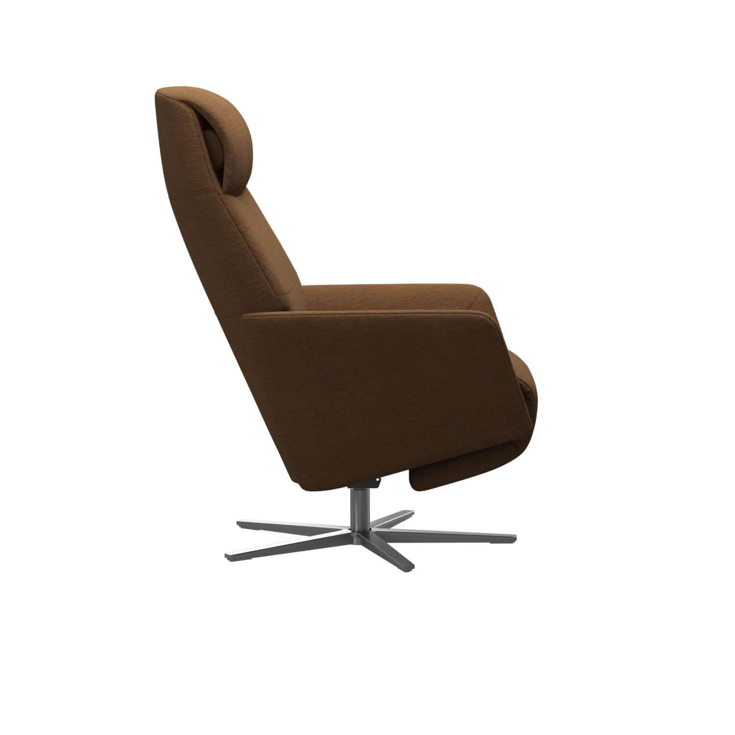 Stressless - Relaxsessel Scott Sirius Stoff Linden Copper Untergestell Brushed - 2