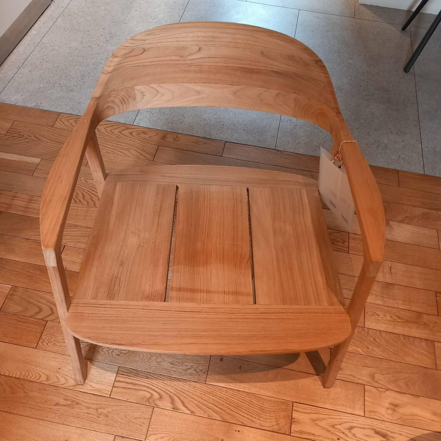 Tribù - 2er-Set Nomad Lounge Chair Bezug Stoff Tagika Moss B189 Grün Gestell Massivholz Teak - 5