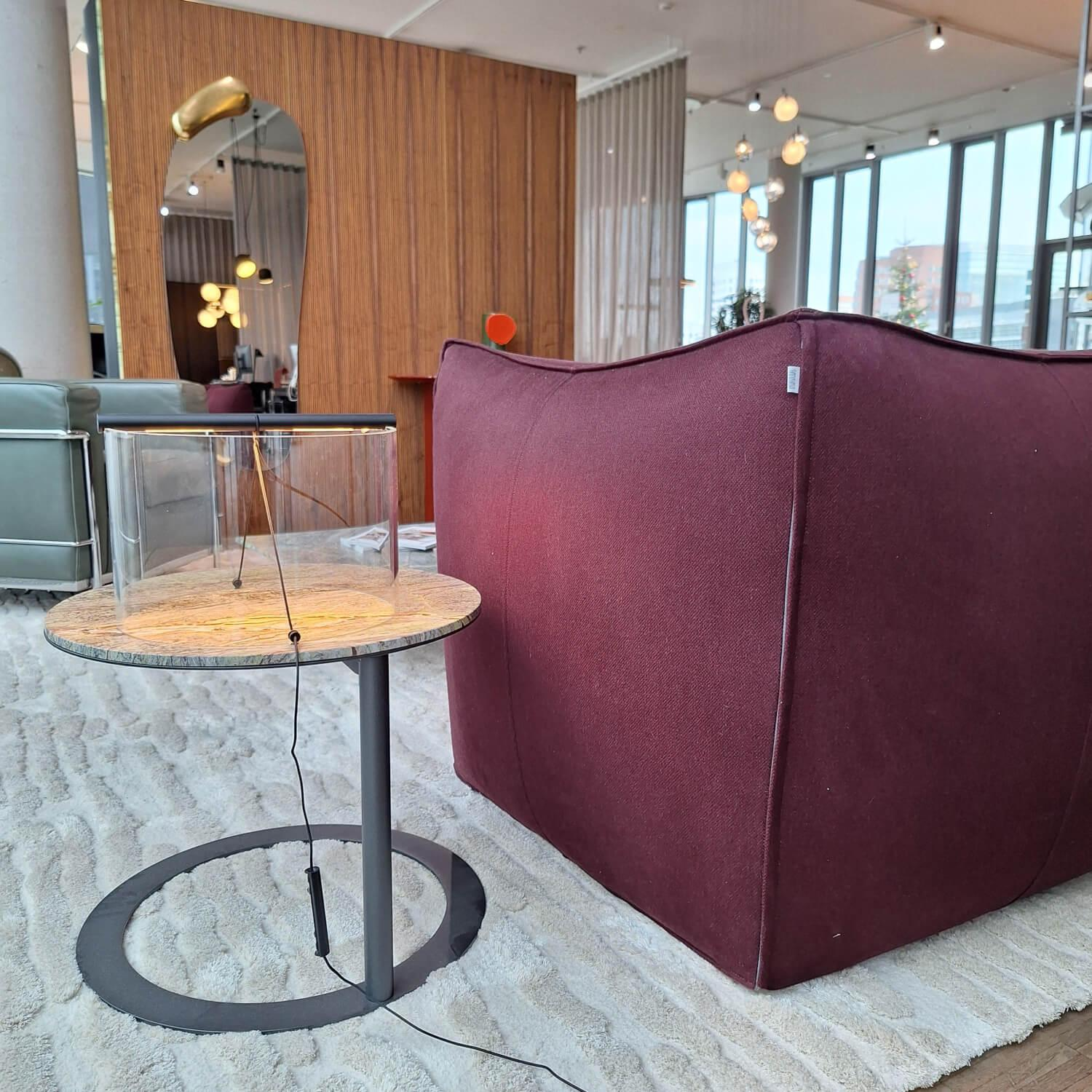 B&B Italia - Sofa Le Bambole Bibambola Stoff Adria Dunkelrot - 2