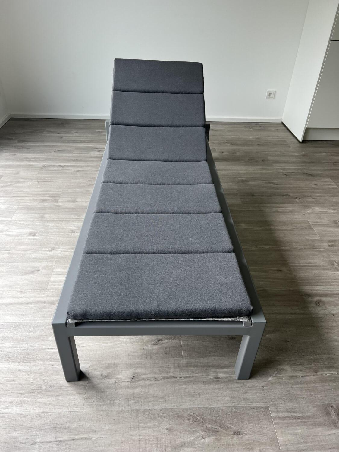 Cane Line - Sonnenliege Relax Auflage Stoffe Natte Grey Grau Gestell Tex light Grey Grau - 7