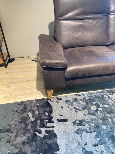Activineo - Ecksofa Benson Stoff Relax 123 Espresso Braun Füße Braun Geölt - 2
