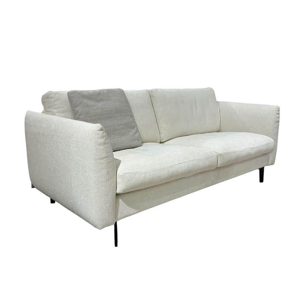 Erpo - Sofa CL 970 Stoff Zigzag 2051.00 Hellgrau Metallfuß Matt Schwarz Pulverbeschichtet - 1