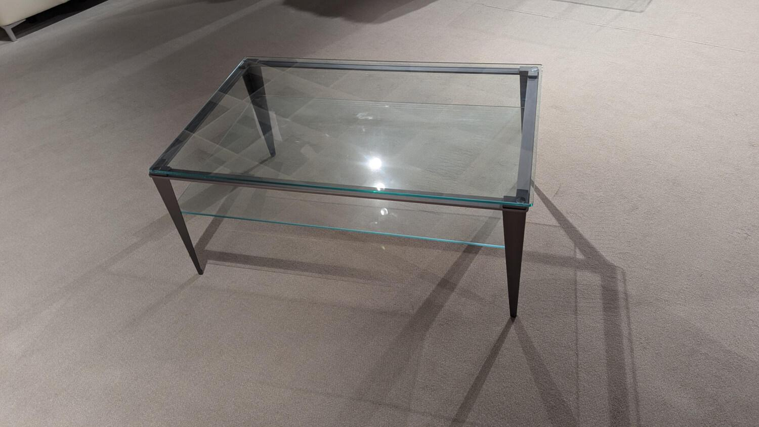 Vierhaus - Couchtisch 6340 GKL Tischplatte Glas ESG Mit Stahlgestell Schwarz - 2