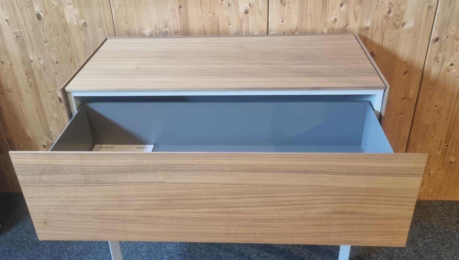 Interlübke - Sideboard Just Cube Light Kommode Natur mit 2 Schubkästen - 4