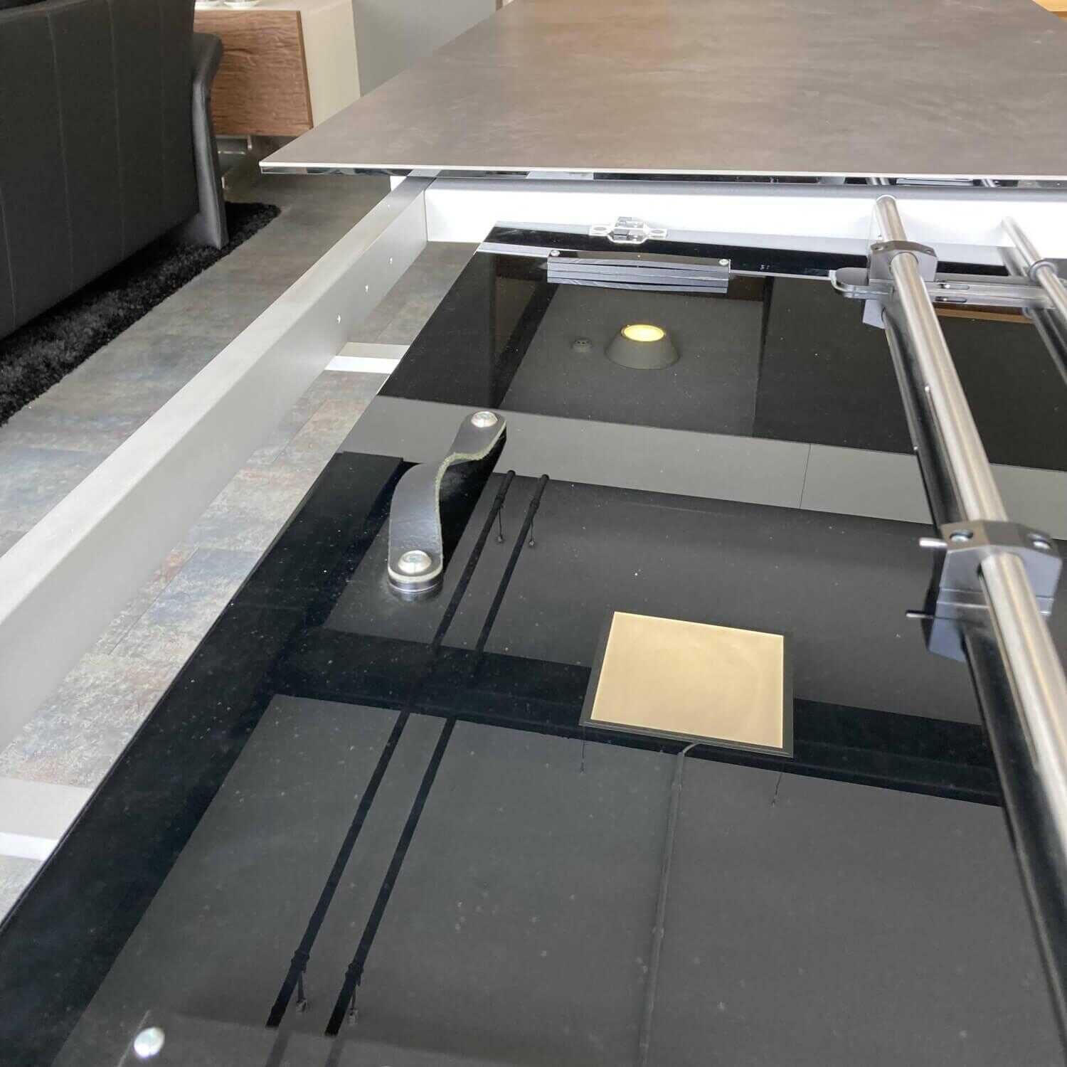 Ronald Schmitt Design - Esstisch P2384 Access Keramikplatte Zement Dunkel Ausziehbar - 5