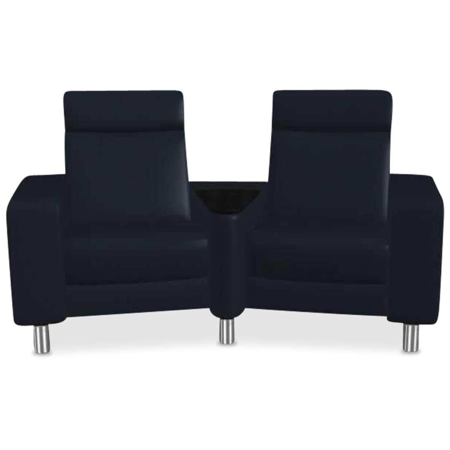 stressless-sofamodelle-kinosofa-pause-leder-schwarz-batick-mit-sektortisch-und-doppelhocker-auf-rollen-acd188e2d9495cd2cca58bd01 Stressless - Kinosofa Pause Leder Schwarz Batick Mit Sektortisch und Doppelhocker auf Rollen - 1