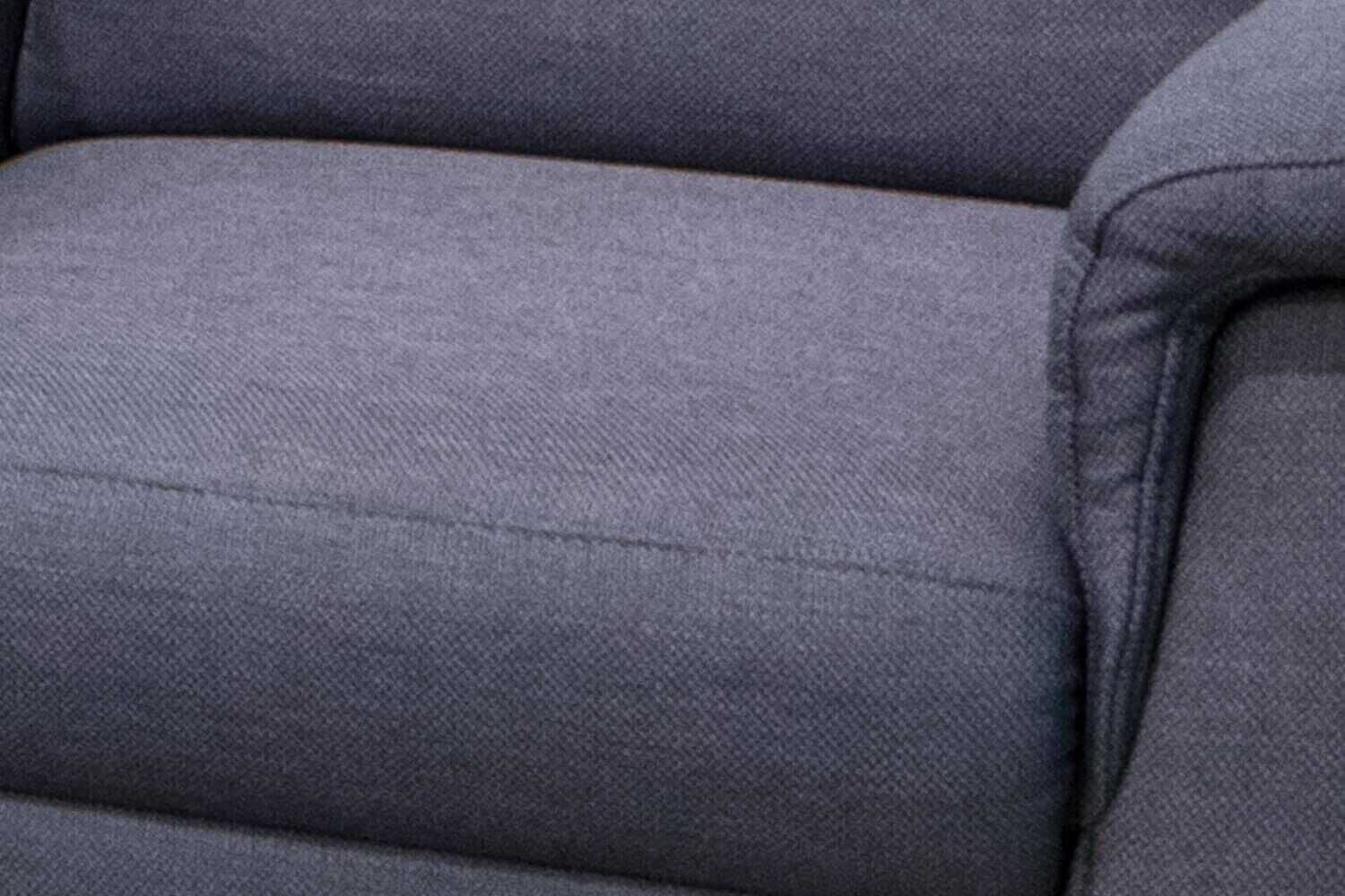 Garnitur Hanko Sofa Sessel Stoff Grau