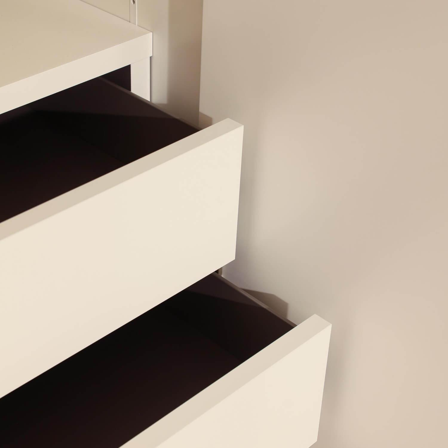 Interlübke - Kleiderschrank Base Ausführung Lack Matt M03 Schneeweiß - 5