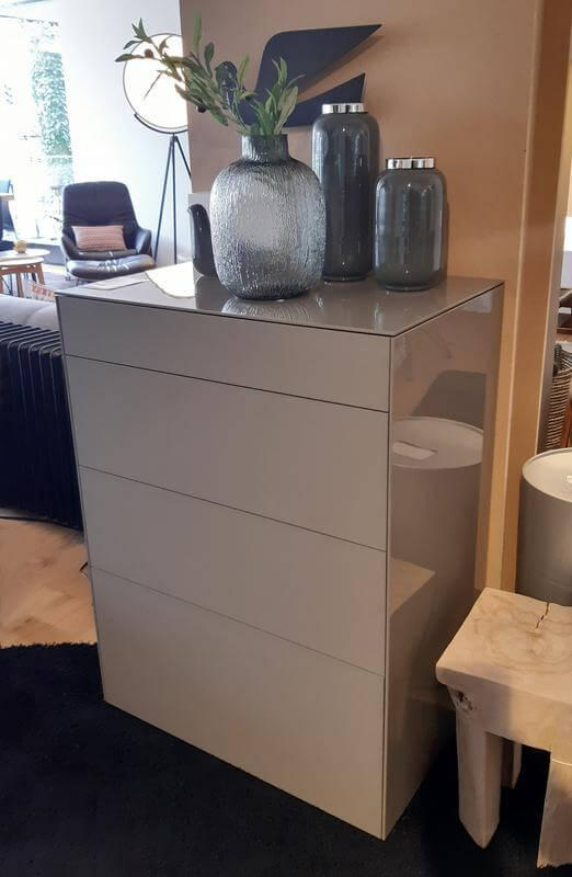 form1 - Chest of drawers Shell lacquer shell colors high gloss grey - 2