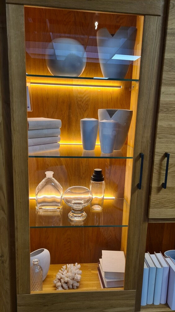 Natura - Highboard Farmingdale Eiche Massiv Natur Geölt - 3