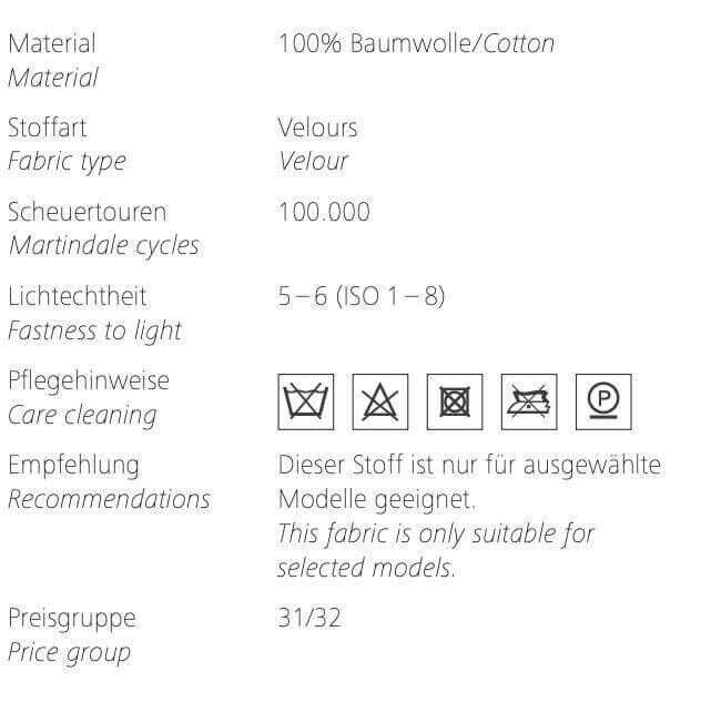 Walter Knoll - Sessel 375 Stoff Stoff Harald Schwarz Füße Massivholz Nussbaum Geölt - 4