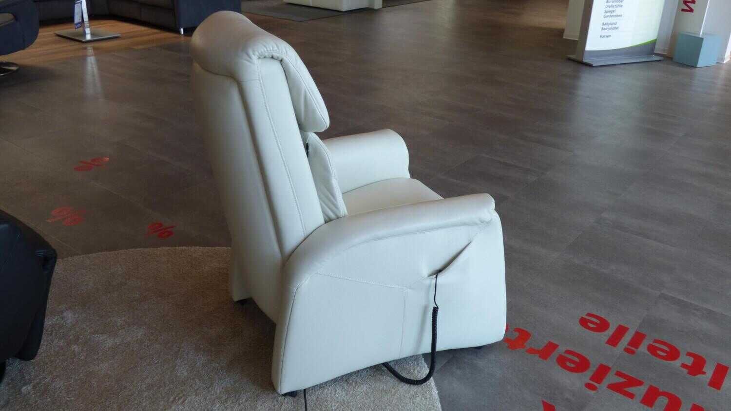 himolla - Sessel 7978 Leder Creme Weiß mit Massagefunktion - 8