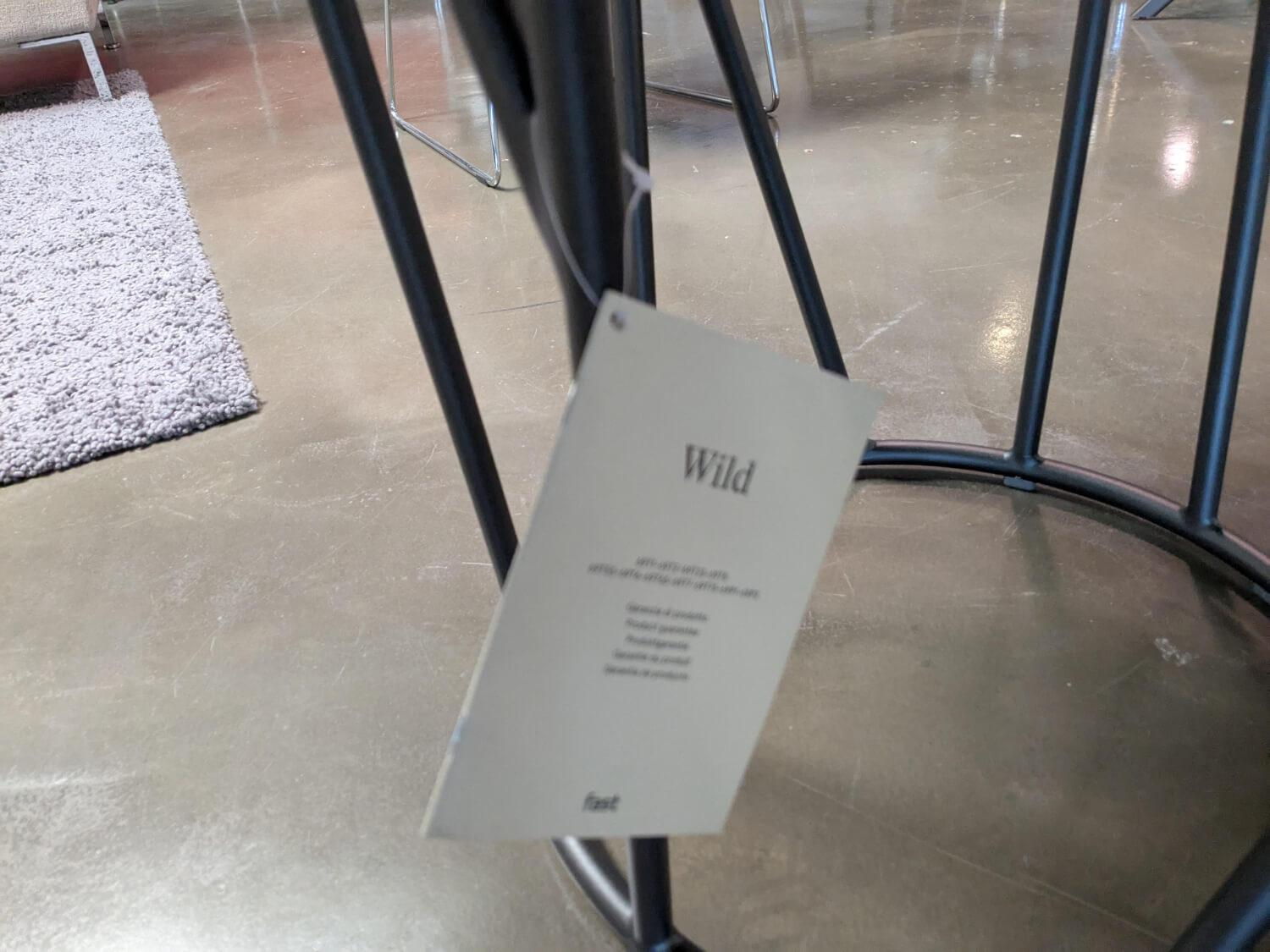Fast - Outdoortisch Wild-Tavolo Rund Antracite Puntinat Pulverbeschichtet - 2