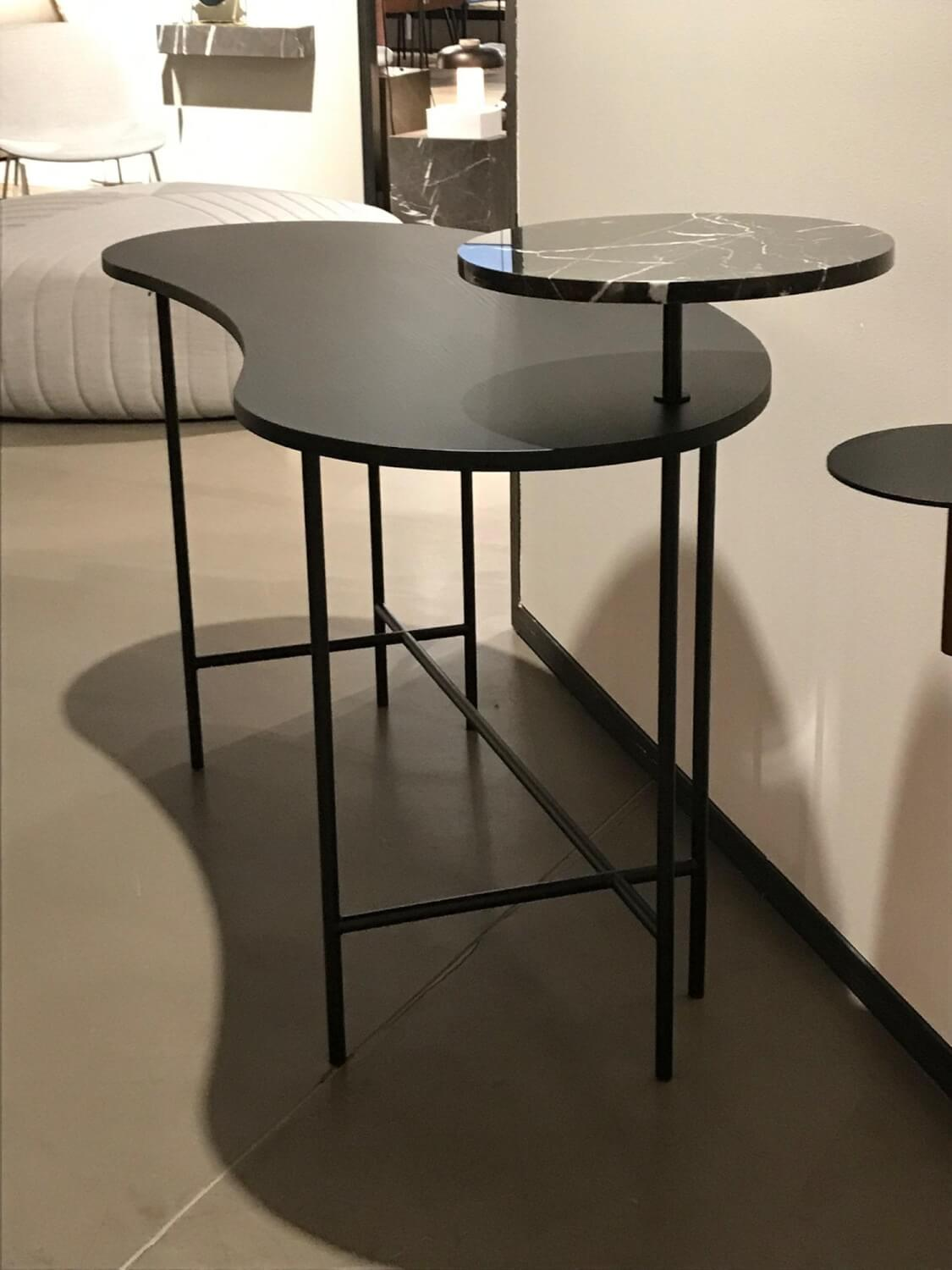 &tradition - Tisch Palette JH9 Kleine Platte Nero Marquina Marmor Große Platte Schwarz Lackiertes Eschenfurnier - 11