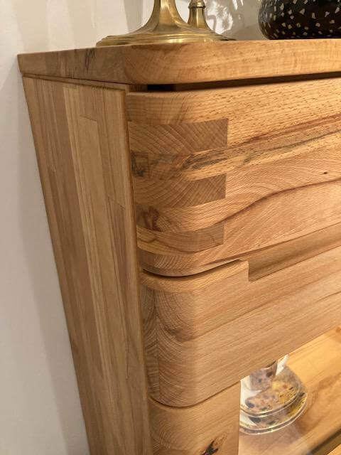 Natura - Sideboard Cartago Soft Astbuche Massiv Natur Geölt - 7