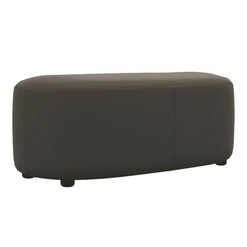 Molteni & C - Hocker Domino DPU02 Leder Unique UE130 Dunkelbraun - 1
