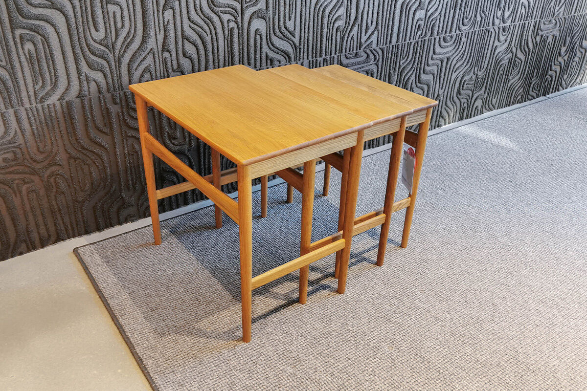 Carl Hansen & Søn - 3er Set Beistelltische Nesting Tables Eiche Geölt - 4