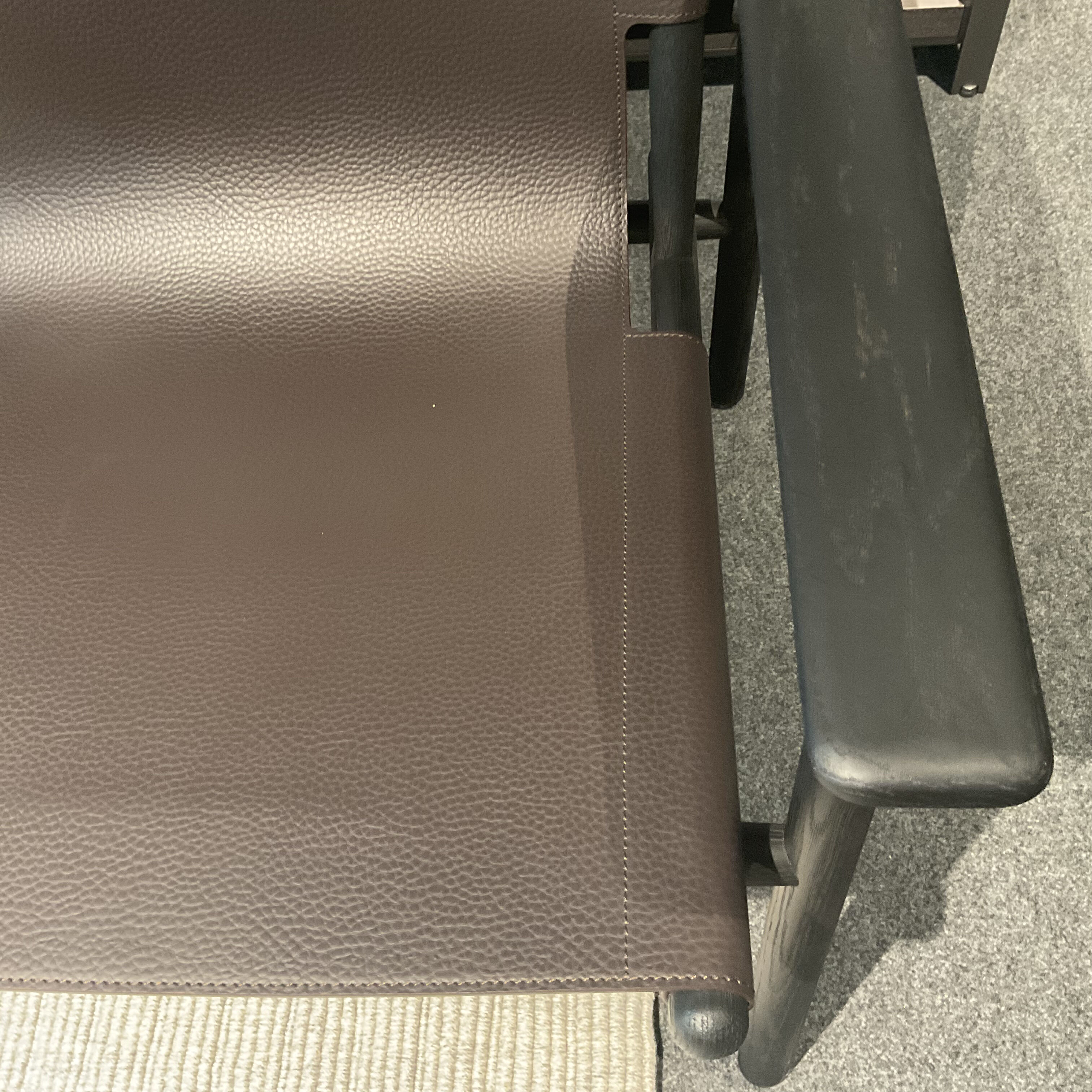 B&B Italia - 2er-Set Sessel Cordoba Kernleder 1136350 Dunkelbraun Gestell Eiche Schwarz Gebeizt - 4