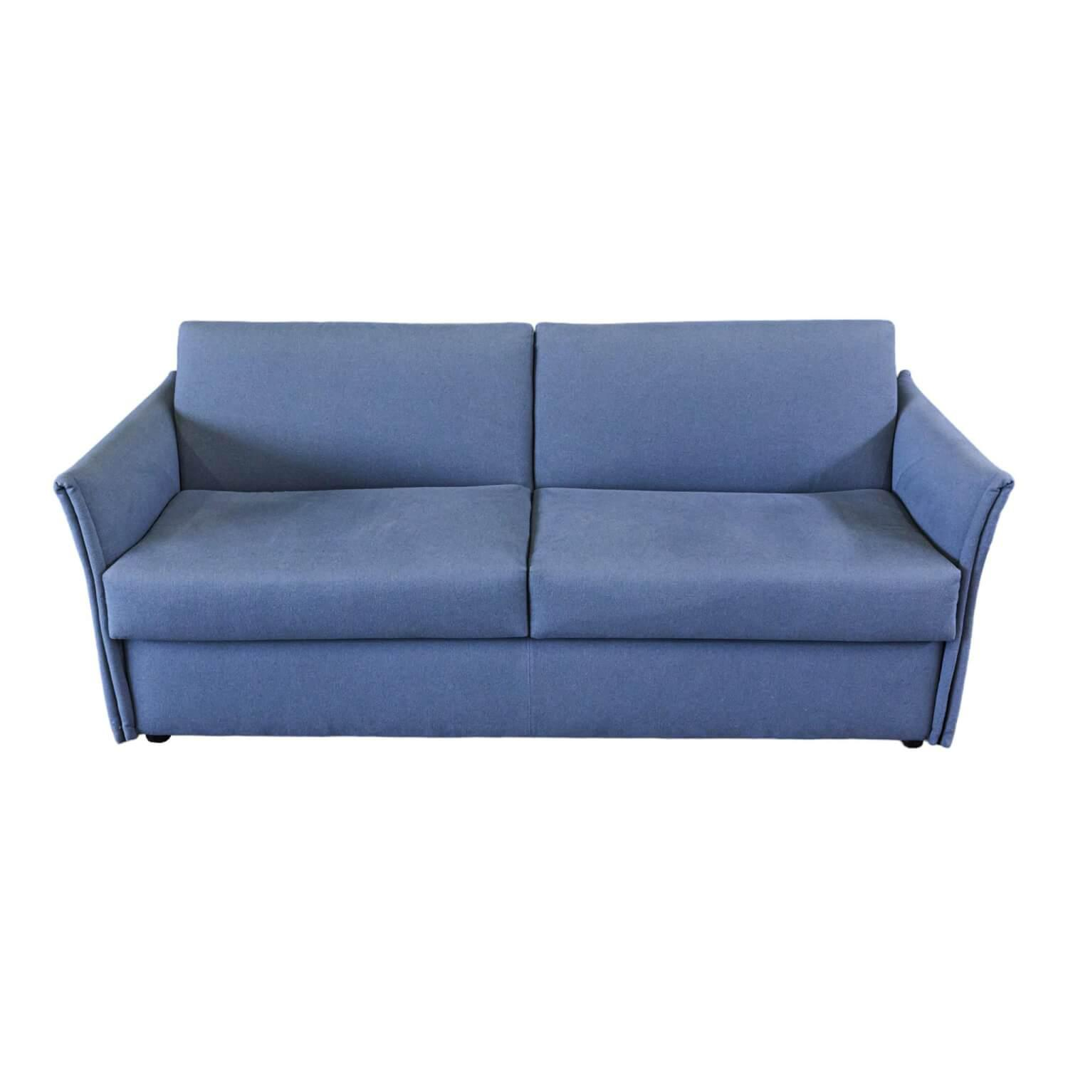 Pol 74 - Schlafsofa Young 2 0 Stoff Osumi Blau Mit Holzlattenrost Und Tonnentaschenfederkernmatratze - 1