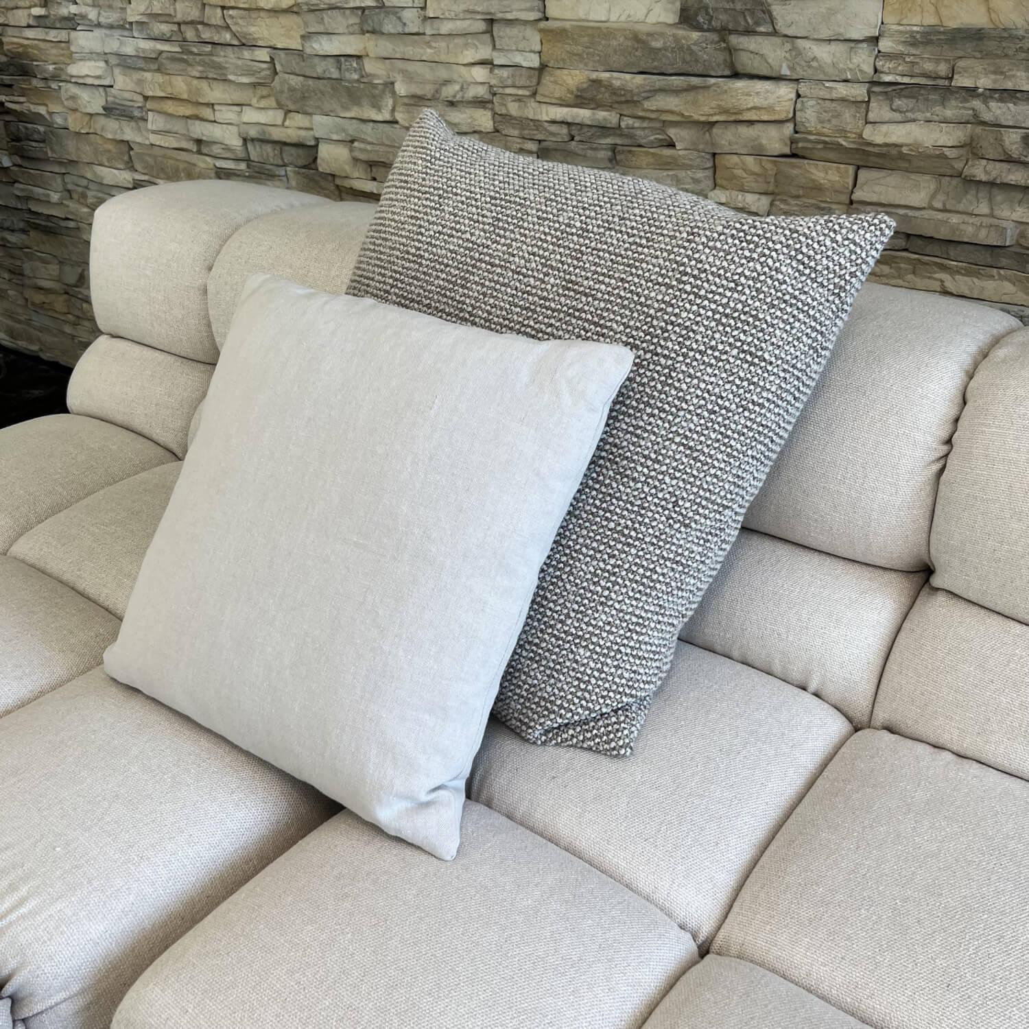 B&B Italia - Ecksofa Tufty-Time Stoff Sapri Bastfarben Fußausführung Schwarz - 8