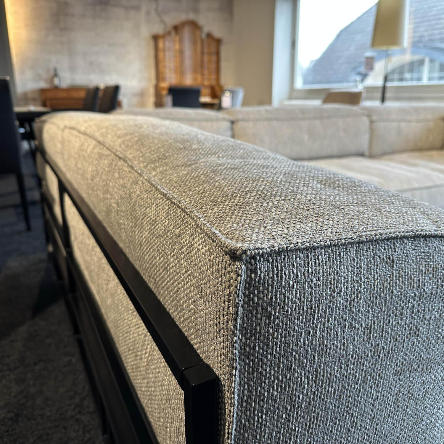 Brühl - Ecksofa Easy Pieces Forever Stoff 2480 0090 Hellgrau Grau Gestell Schwarz - 5