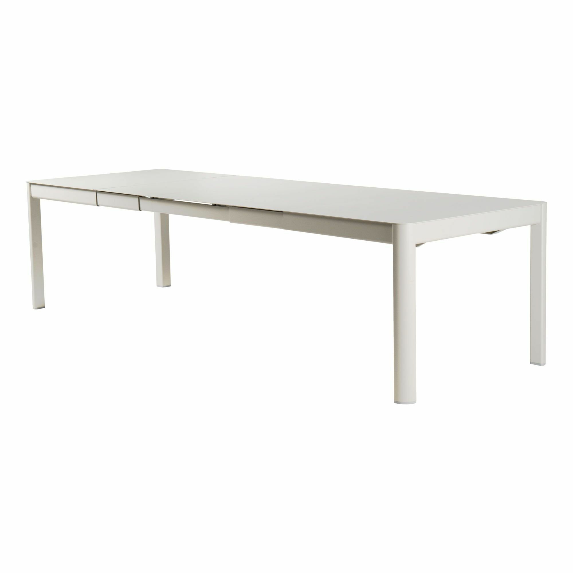 Fermob - Tisch Ribambelle Aluminium 01 Baumwollweiss Ausziehbar mit 3 Einlegeplatten - 2