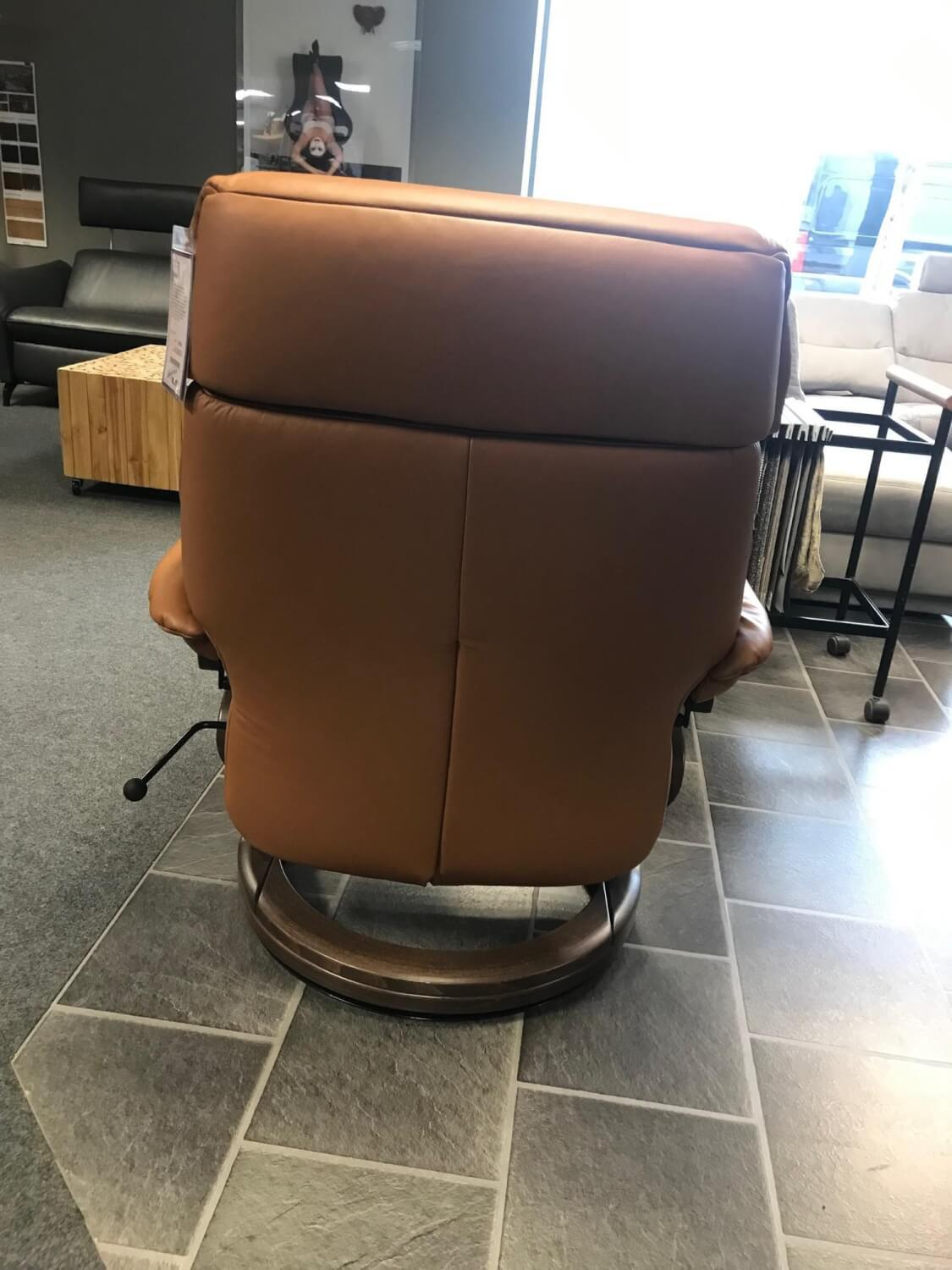 himolla - Relax-Sessel Modell 7124 Zerostress in Echleder mit erhöhtem Untergestell und Funktionen - 6