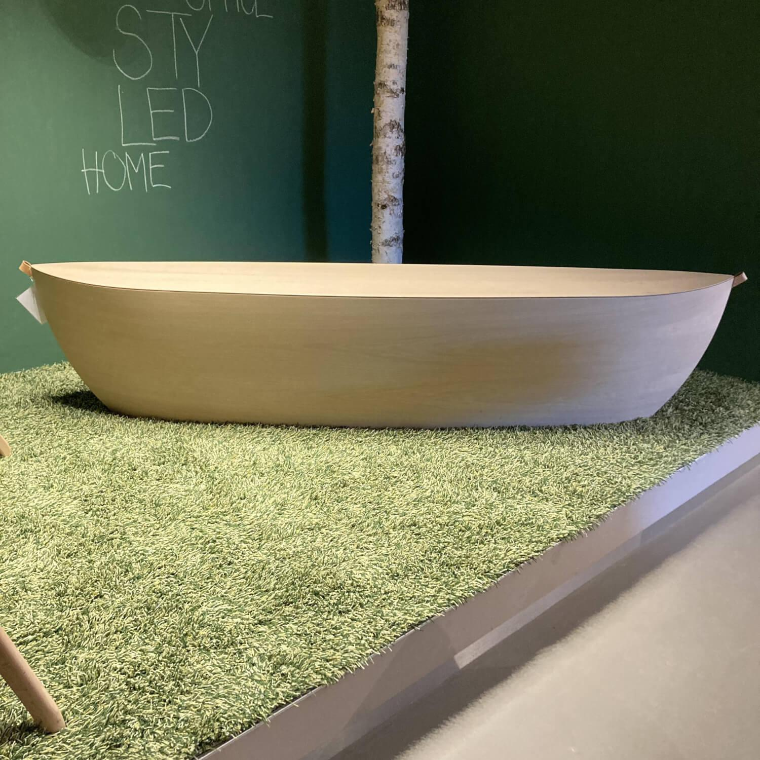 Arco - Sitzbank Arc Bertjan Pot Eiche Furnier Weiß Trageschlaufen Leder - 2