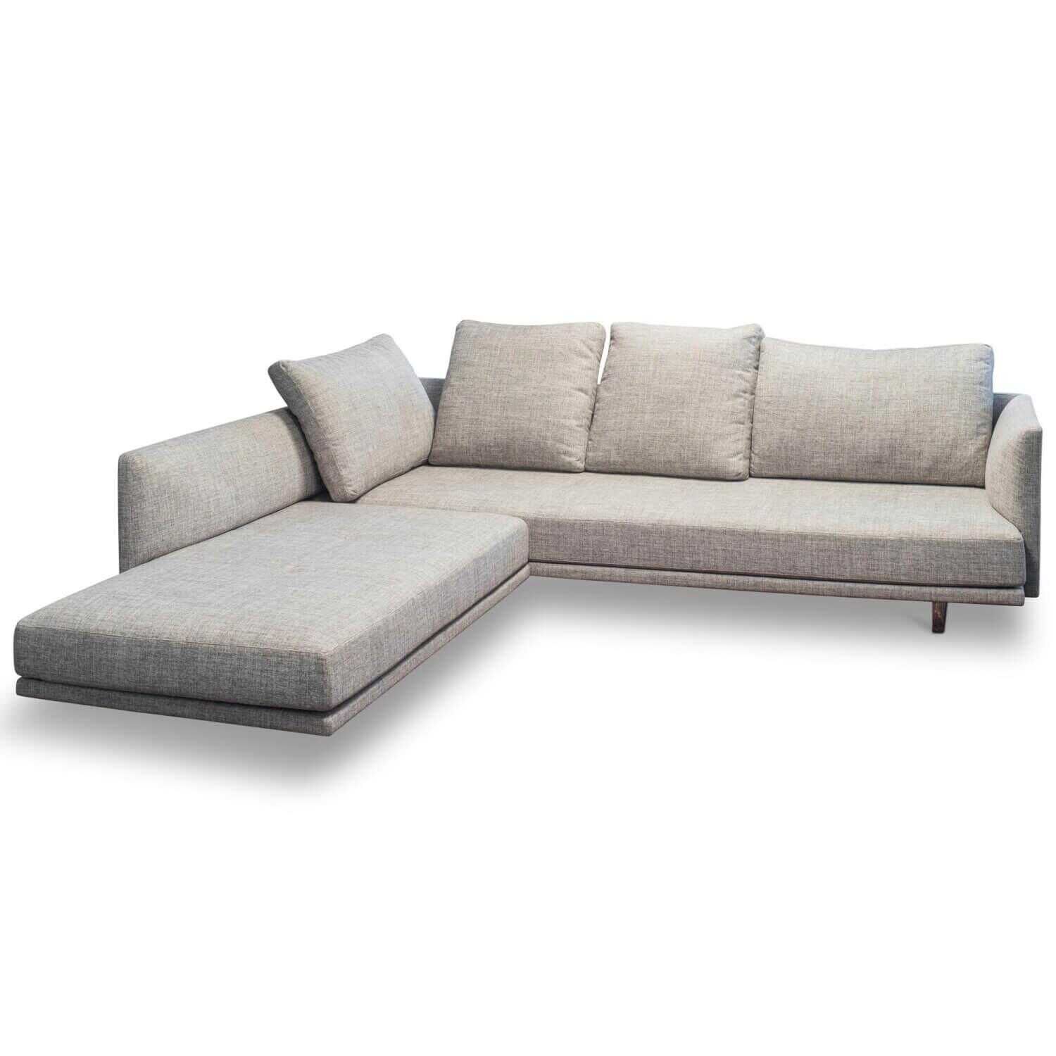 Sofa Prime Time Stoff Grau Relaxfunktion