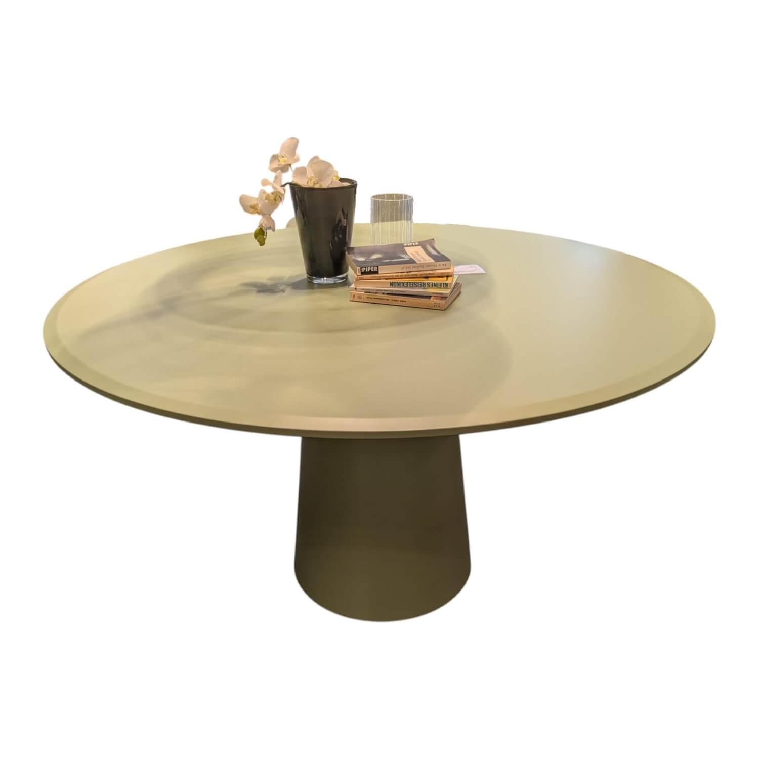 COR - Esstisch Conic MDF Mostbirnengrün Lackiert - 1
