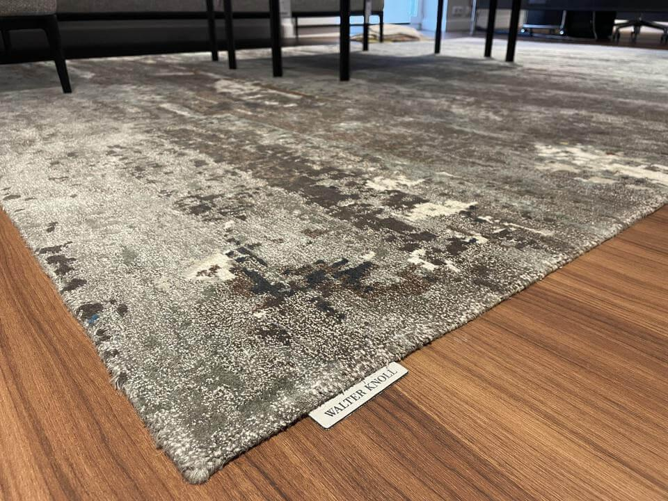 Walter Knoll - Teppich 350x250 Chumwi Handgeknüpft Grau Beige - 4