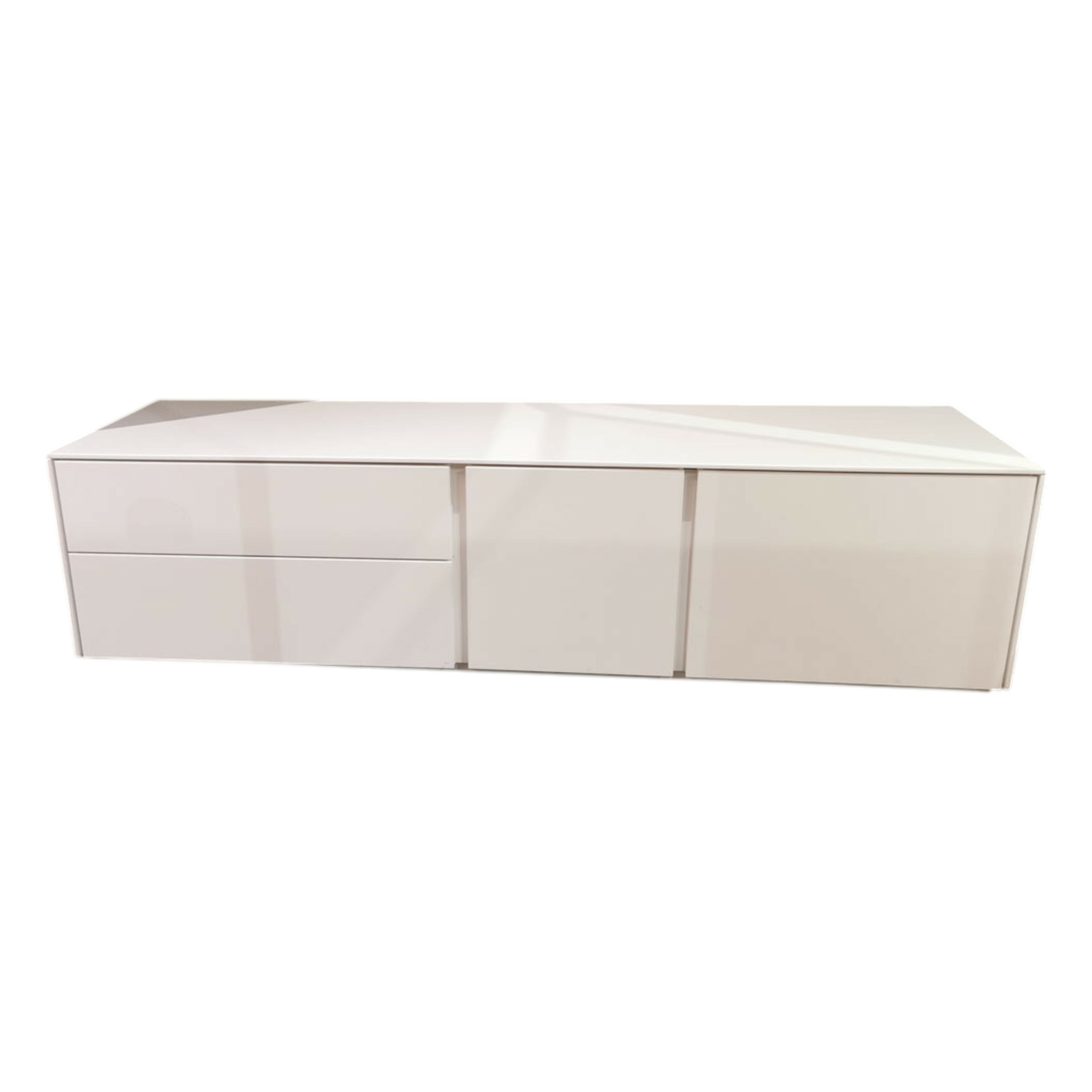 Schönbuch - Bank Stripes MDF Lackiert Schneeweiß - 1