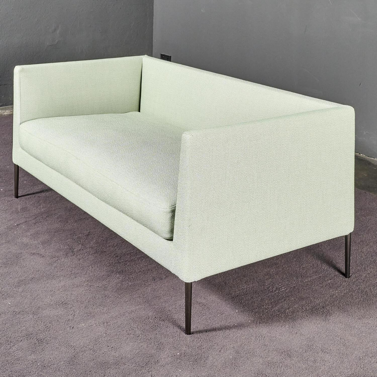 COR - Sofa Pilotis 78 Stoff 10077 Aloe Hellgrün Füße Schwarzchrom - 8