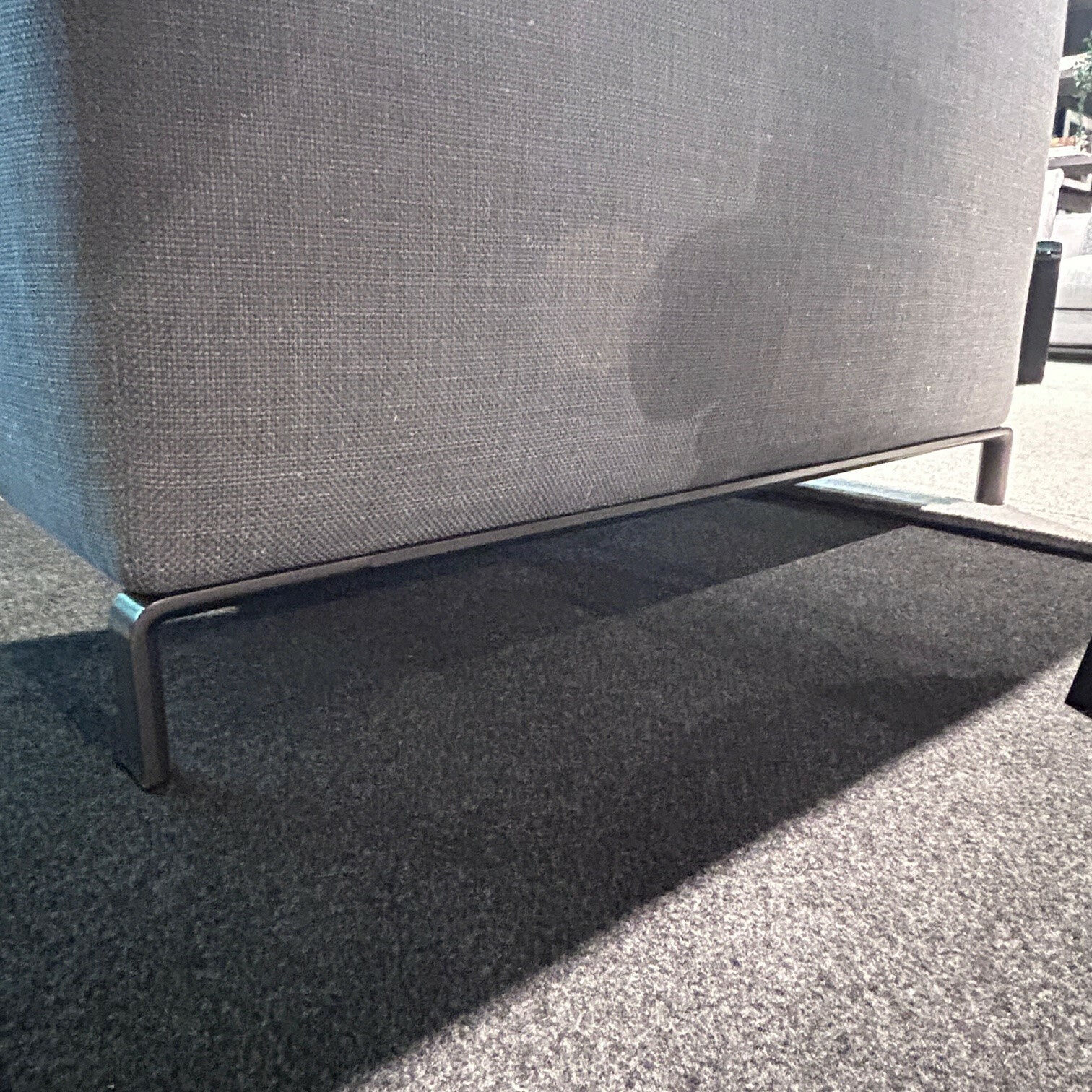 B&B Italia - Sofa Ray Stoff 2038258 Spora Stein Grau Füße Nickel Bronzefarben Inklusive Kissen - 6