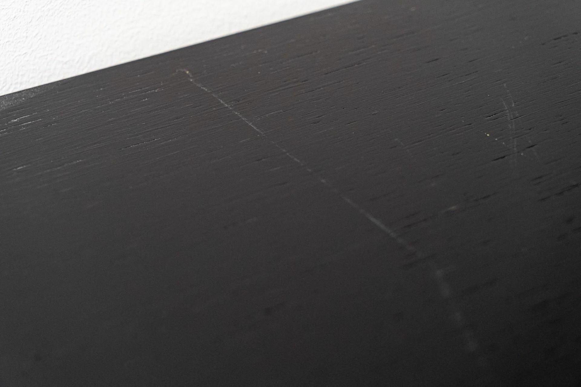 Meridiani - Konsole Cruis Eiche Furnier Lack Matt Schwarz - 4