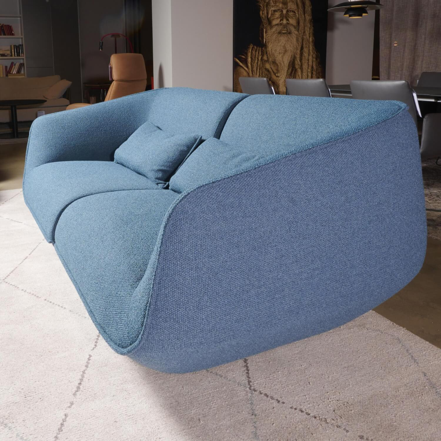 COR - Sofa Nook Innen Stoff 8214 Blau Petrol Außen Stoff 8206 Nordic Blau - 5