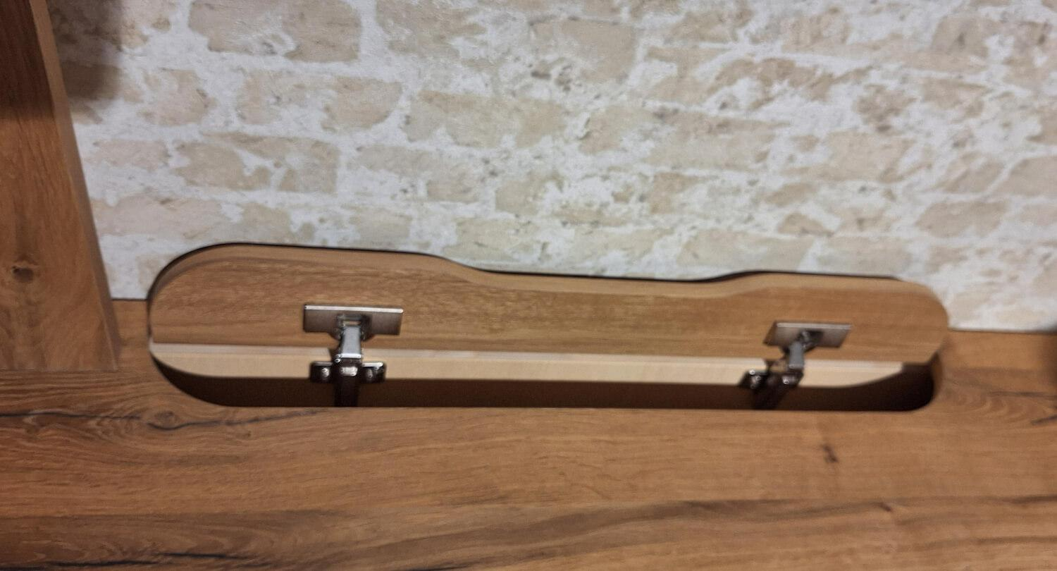 Voglauer - Wohnwand V-Alpin Eiche Altholz Furniert Glas Anthrazit - 12