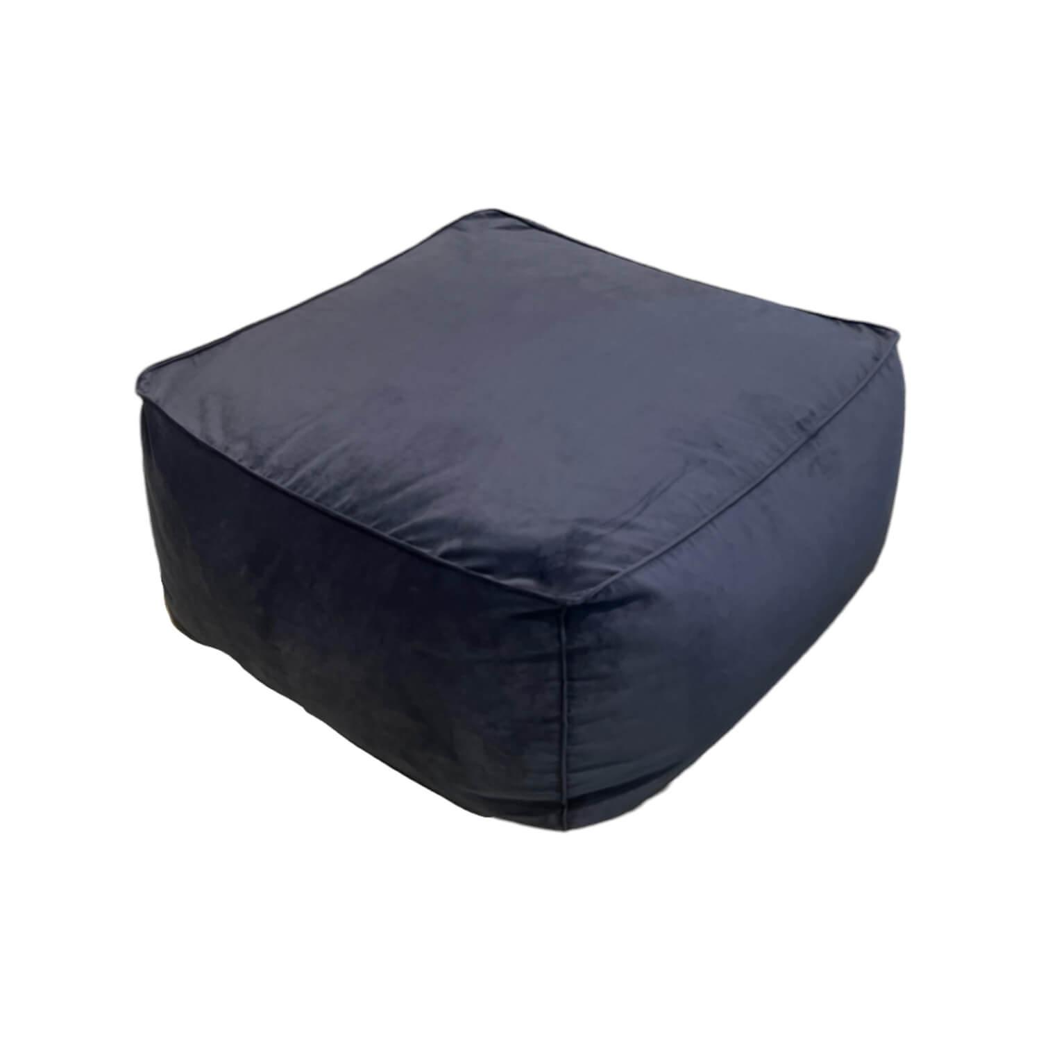 Candy - Hocker Noppa 7239 Stoff Velvet Navy Blau - 1