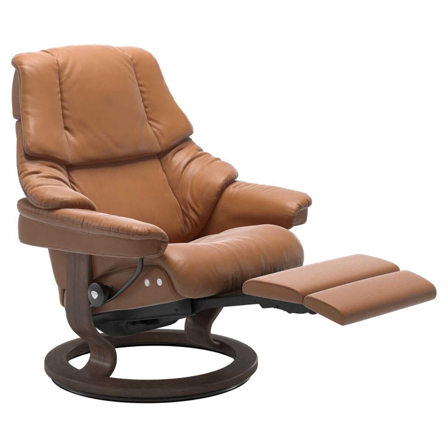 Stressless - Stressless Reno L mit Kabel Classic LegComfort Leder Cori Tan - 1