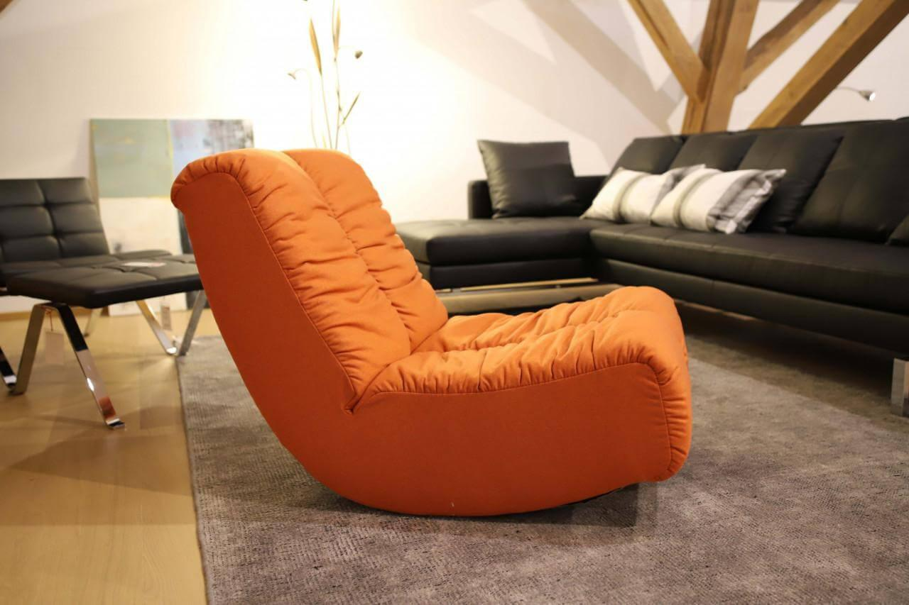 Brühl - Sessel Lucky Stoff 4456 50 Orange - 6