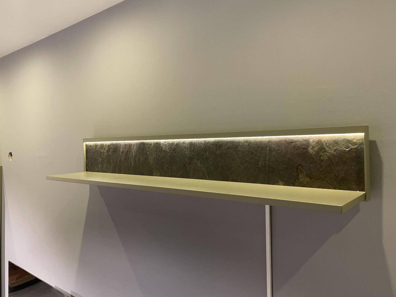 WK Wohnen - Anbauwand R WK 480 Framento Korpus Und Front Lack Matt Troop Grau - 4