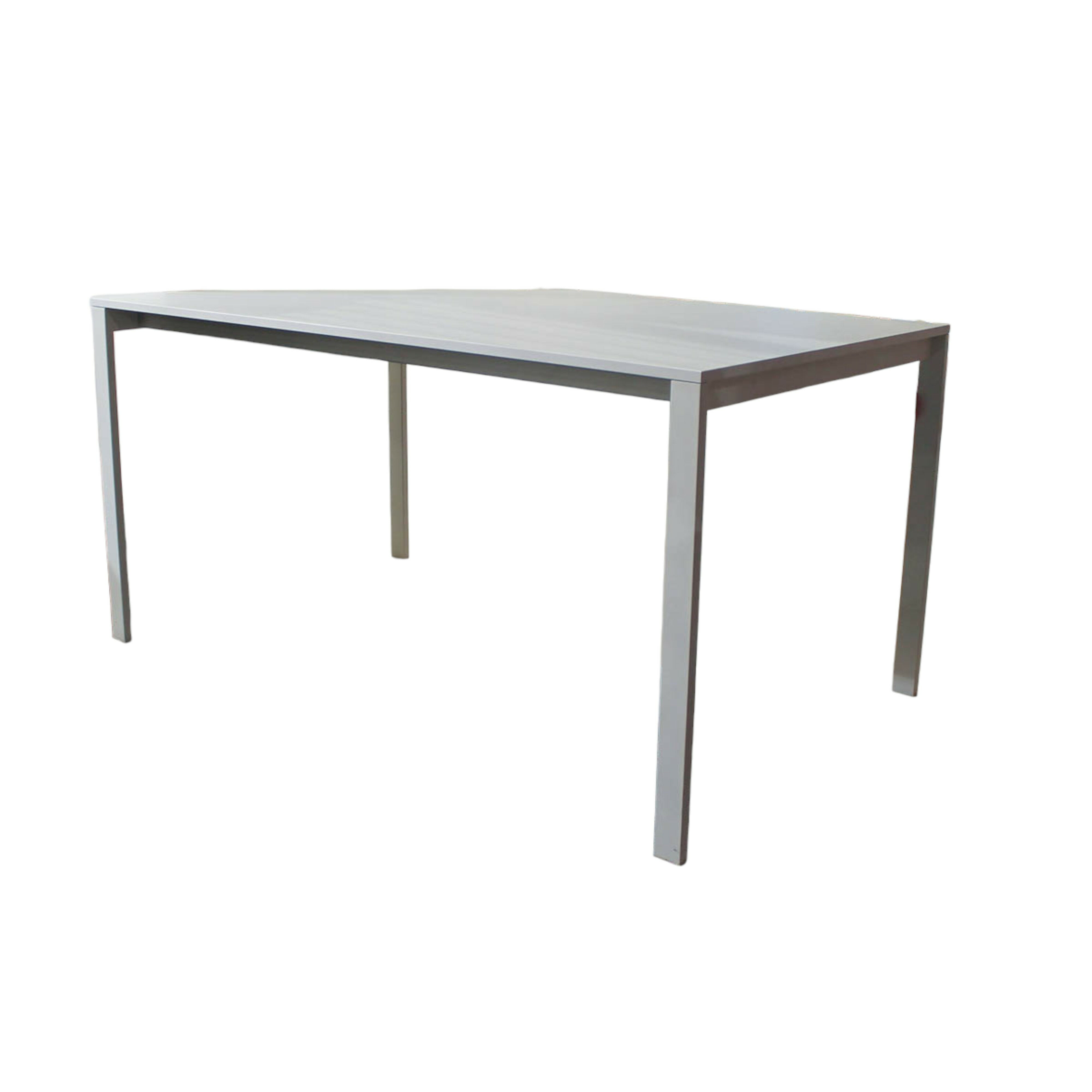 Kristalia - Esstisch Be-Easy Ausziehbar Fenix-NTM Kos Laminat Weiß Gestell Aluminium Weiß - 1