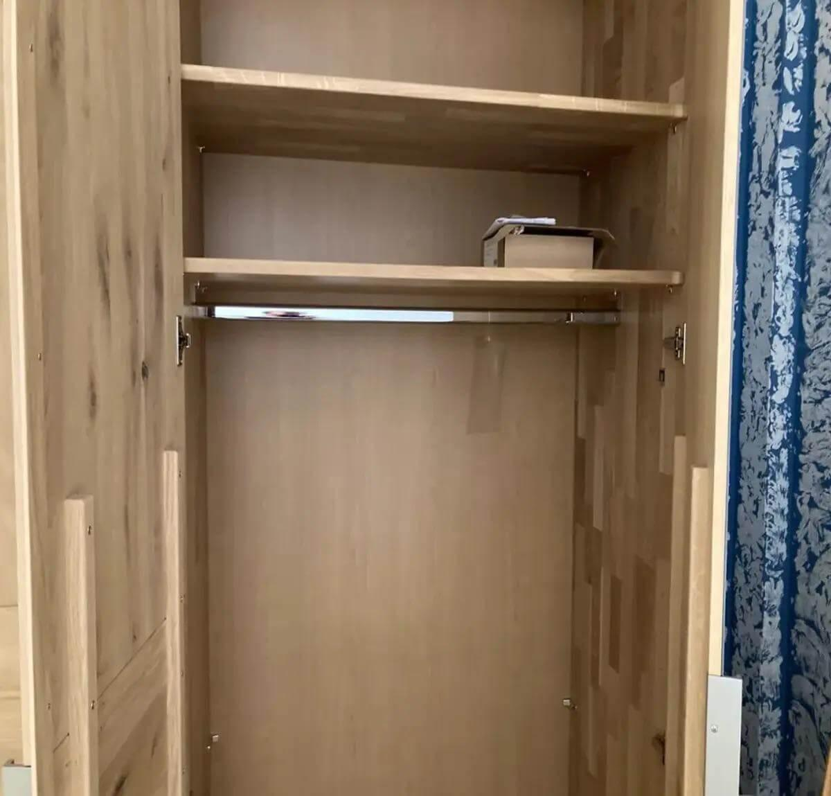 Thielemeyer - Schlafzimmer Mira Wildeiche Massiv Absetzung Glas Grau - 7