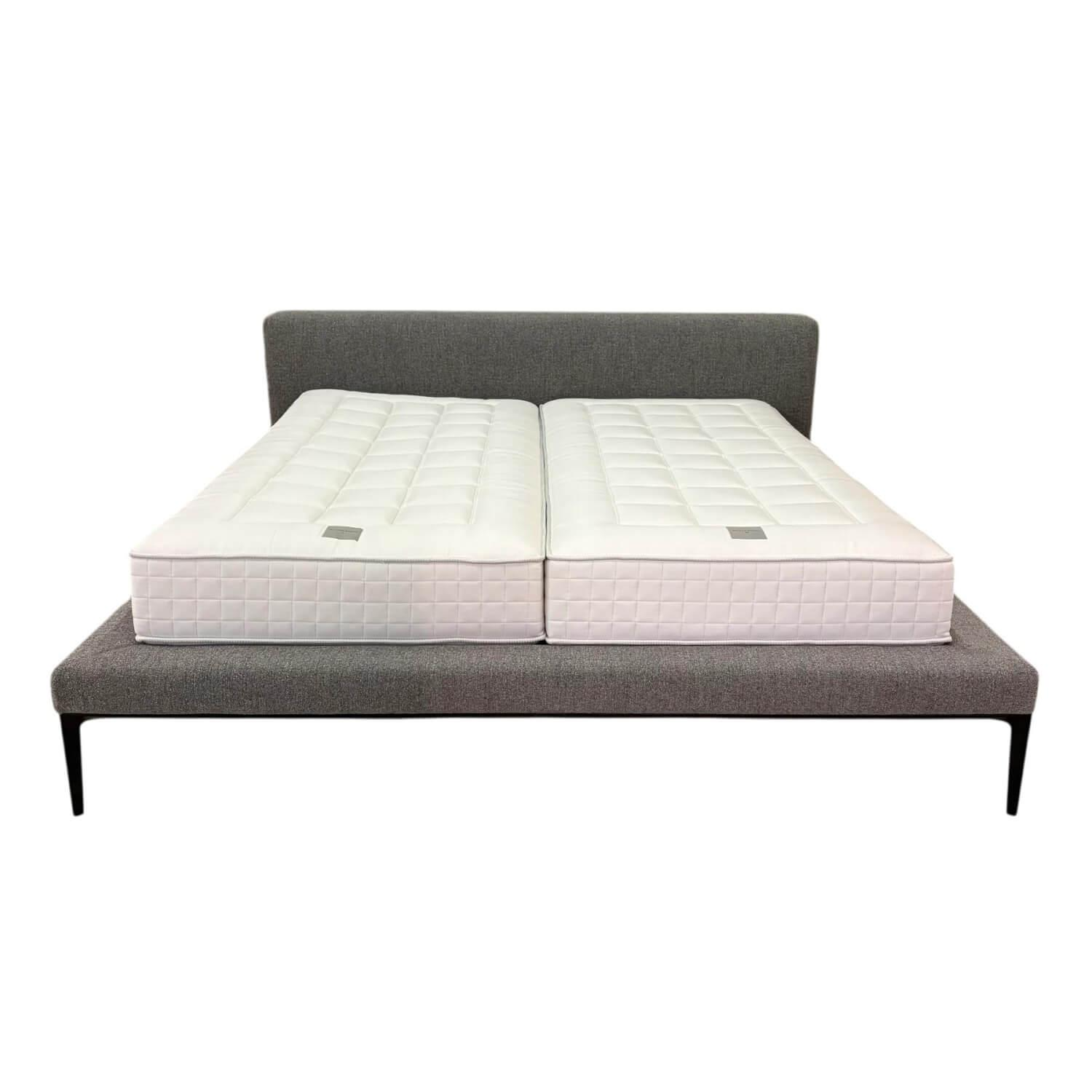 Walter Knoll - Polsterbett Jaan 785-180 Stoff Nuvola Tin Grau ohne Matratzen ohne Lattenrost - 1