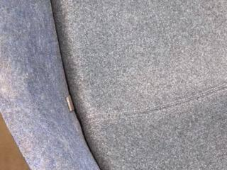 DeVorm - Sessel Nook Lounge Chair Schale Filz Blau Gestell Stahl Pulverbeschichtet Schwarz - 6