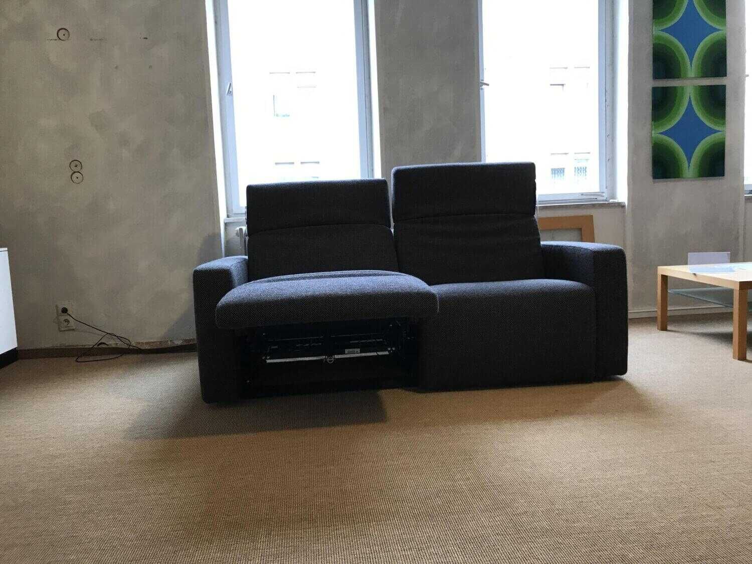 Erpo - Sofa Avantgarde 900.26 Stoff Anthrazit mit elektrischer Verstellfunktion - 2